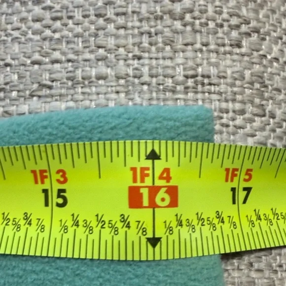 Talbots Fleece Turtleneck Neck Pullover Turquoise Plus Size 2X Cozy Winter Top - Picture 12 of 13